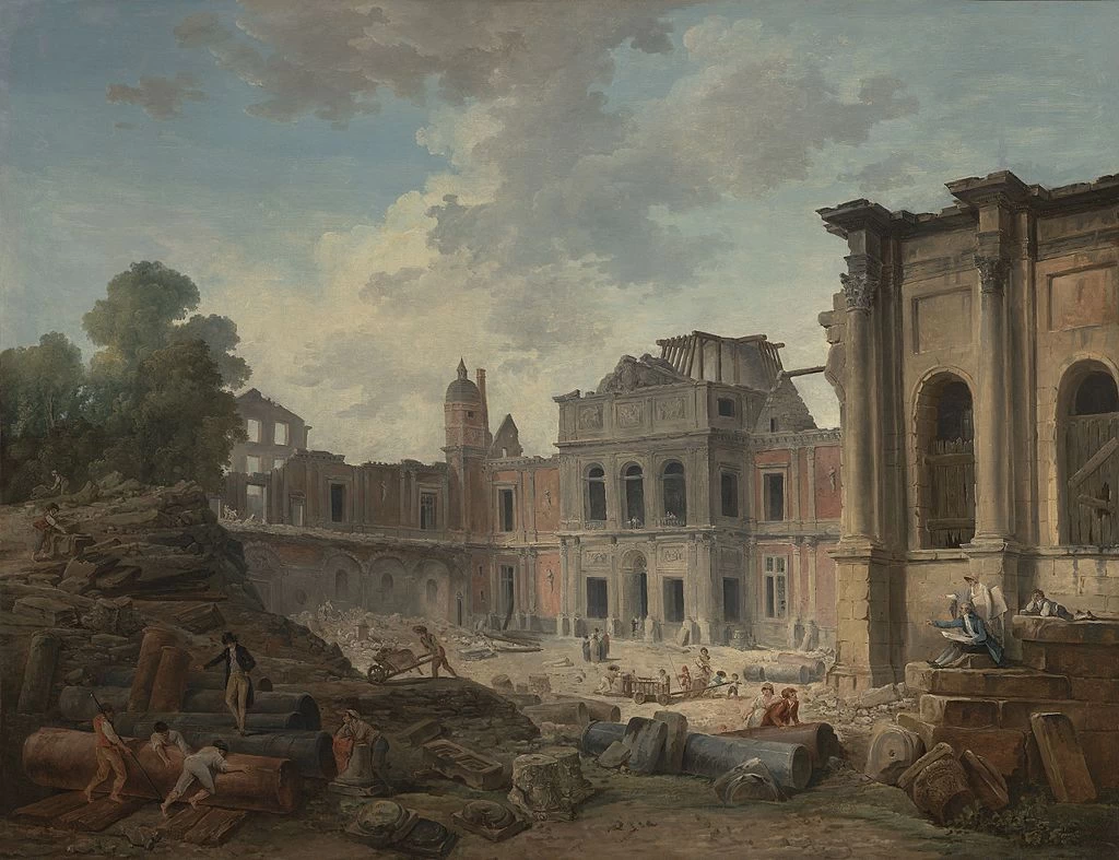 Demolizione del Castello di Meudon - J. Paul Getty Museum
